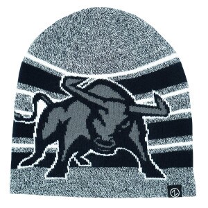Aggie Bull Heathered Striped Beanie